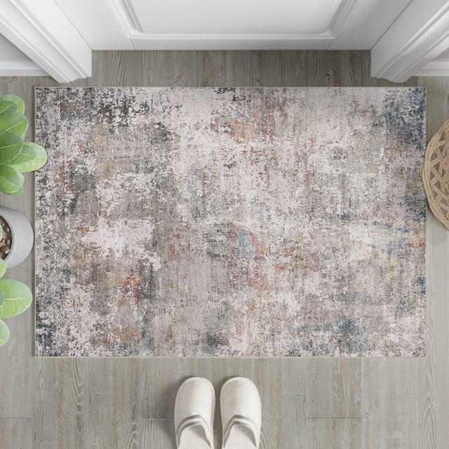 BERTHMEER 2'x3' Small Area Rugs for Entryway Doorway Entrance Bedroom Bathroom Kitchen indoor Doormats Machine Washable Non-slip, Multicolor