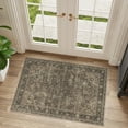 thumbnail image 1 of BERTHMEER 2'x3' Small Brown Area Rugs for Bathroom Bedroom Entryway Kitchen Dorm Entrance Non Slip Washable Vintage Traditional Oriental Accent Distressed Rugs, 1 of 6