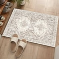 thumbnail image 1 of BERTHMEER 2'x3' Small Brown Area Rugs for Entryway Doorway Entrance Bedroom Kitchen Bathroom indoor Doormats Machine Washable Non-slip, 1 of 3