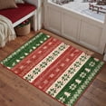 thumbnail image 1 of BERTHMEER 2'x3' Small Christmas Area Rugs for Entryway Bathroom Christmas Rugs for Bedroom Kitchen Dorm Holiday Decor for Entrance Non Slip Washable Red and Green Indoor Carpets, 1 of 6