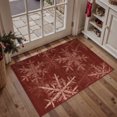 thumbnail image 1 of BERTHMEER 2'x3' Small Christmas Area Rugs for Entryway Bathroom Christmas Rugs for Bedroom Kitchen Dorm Entrance Non Slip Washable Red Indoor Carpets, 1 of 6