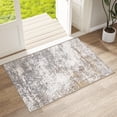 thumbnail image 1 of BERTHMEER 2'x3' Small Gray Area Rugs for Bathroom Bedroom Entryway Kitchen Dorm Entrance Non Slip Washable Gold Modern Abstract Contemporary Rugs, 1 of 5
