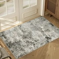 thumbnail image 1 of BERTHMEER 2'x3' Small Modern Abstract Area Rugs for Bathroom Bedroom Entryway Kitchen Dorm Entrance Non Slip Washable Distressed Contemporary Indoor Rugs, Brown, 1 of 1