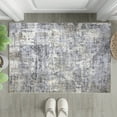 thumbnail image 1 of BERTHMEER 2'x3' Small Washable Abstract Area Rugs for Doorway Bathroom Bedroom Entryway Kitchen Dorm Entrance Non Slip Modern Rugs,Blue Gray, 1 of 3