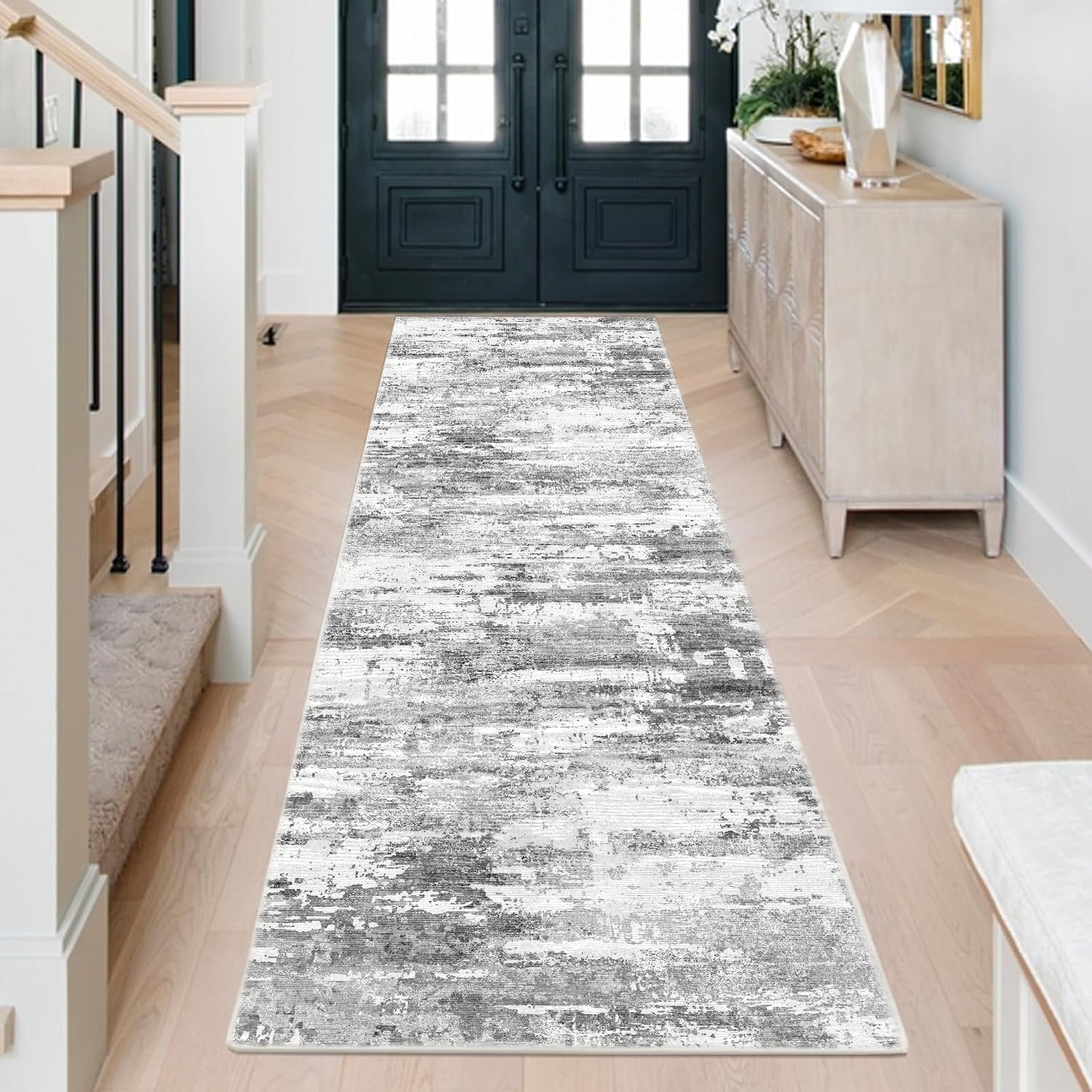 BERTHMEER 2'x6' Abstract Hallway Runner Rugs Entryway Kitchen Living ...