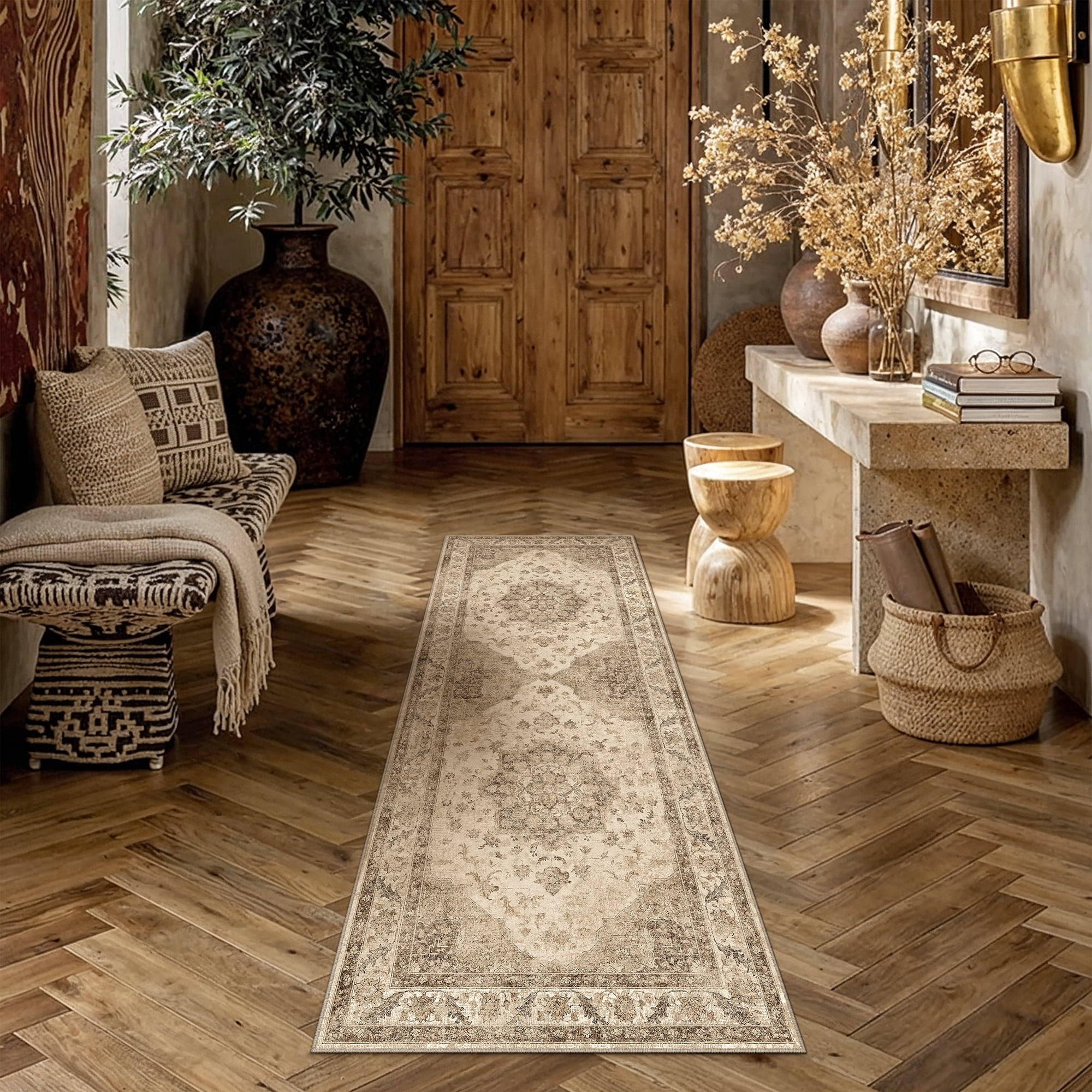 BERTHMEER 2'x6' Runner Rugs for Hallway Bathroom Bedroom Entryway ...