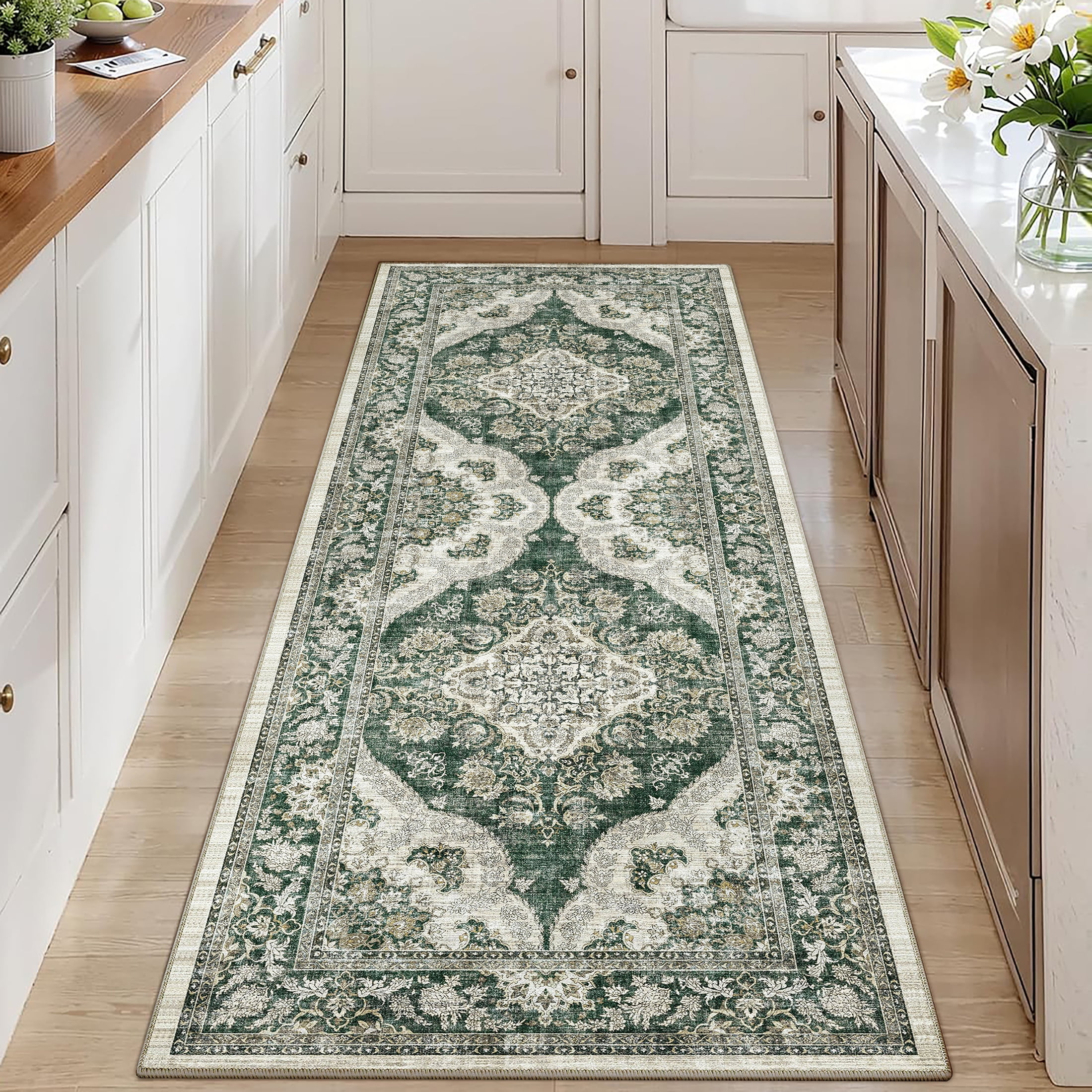 BERTHMEER 2'x6' Runner Rugs for Hallway Bathroom Kitchen Bedroom ...