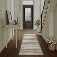 thumbnail image 1 of BERTHMEER 2'x6' Runner Rugs for Hallway Kitchen Bathroom Entryway Laundry Room Modern Brown Contemporary Washable Runner Rugs Non-slip Throw Rugs, 1 of 2