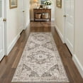 thumbnail image 1 of BERTHMEER 2'x6' Runner Rugs for Hallway Kitchen Entryway Washable Vintage Runner Rugs Non-slip, Brown Multi, 1 of 3