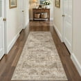 thumbnail image 1 of BERTHMEER 2'x6' Runner Rugs for Hallway Kitchen Entryway indoor Machine Washable Non-slip, Gold Brown, 1 of 3