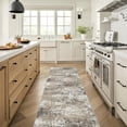 thumbnail image 1 of BERTHMEER 2'x6' Washable Abstract Runner Rugs for Hallway Kitchen Entryway Laundry Room Bathroom Non-slip, Brown, 1 of 4