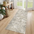 thumbnail image 1 of BERTHMEER 2'x6' Washable Abstract Runner Rugs for Hallway Kitchen Entryway Non-slip, Beige Gray, 1 of 3