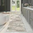 thumbnail image 1 of BERTHMEER 2'x6' Washable Abstract Runner Rugs for Hallway Kitchen Entryway Non-slip, Beige Gray, 1 of 5