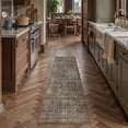 thumbnail image 1 of BERTHMEER 2'x6' Washable Runner Rugs for Entrance Hallway Bathroom Bedroom Entryway Kitchen Non Slip Vintage Oriental Traditional Runner Rugs,Navy Blue, 1 of 7