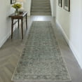 thumbnail image 1 of BERTHMEER 2'x6' Washable Runner Rugs for Hallway Bathroom Bedroom Entryway Kitchen Non Slip Gray Vintage Oriental Traditional Distressed Runner Rugs, 1 of 7