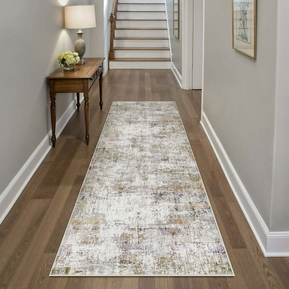 BERTHMEER 2'x6' Washable Runner Rugs for Hallway Kitchen Entryway Non-slip, Multicolor