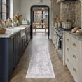 thumbnail image 1 of BERTHMEER 2'x6' Washable Runner Rugs for Hallway Kitchen Entryway Non-slip, Navy Blue, 1 of 3