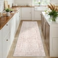thumbnail image 1 of BERTHMEER 2'x6' Washable Runner Rugs for Hallway Kitchen Entryway Non-slip, Pink, 1 of 2