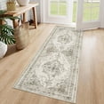 thumbnail image 1 of BERTHMEER 2'x6' Washable Runner Rugs for Hallway Kitchen Entryway Non-slip, Taupe, 1 of 7