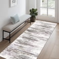 thumbnail image 1 of BERTHMEER 2'x8' Runner Rugs for Bathroom Kitchen Bedroom Entryway Hallway Rugs Non Skid Washable Abstract Brown and Gray Neutral Modern Contemporary Beige Runner Rugs, 1 of 6