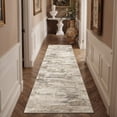 thumbnail image 1 of BERTHMEER 2'x8' Runner Rugs Entryway Kitchen Hallway Living Room Bedroom Abstract Rugs Non-Slip Machine Washable Rugs,Brown&Yellow, 1 of 6