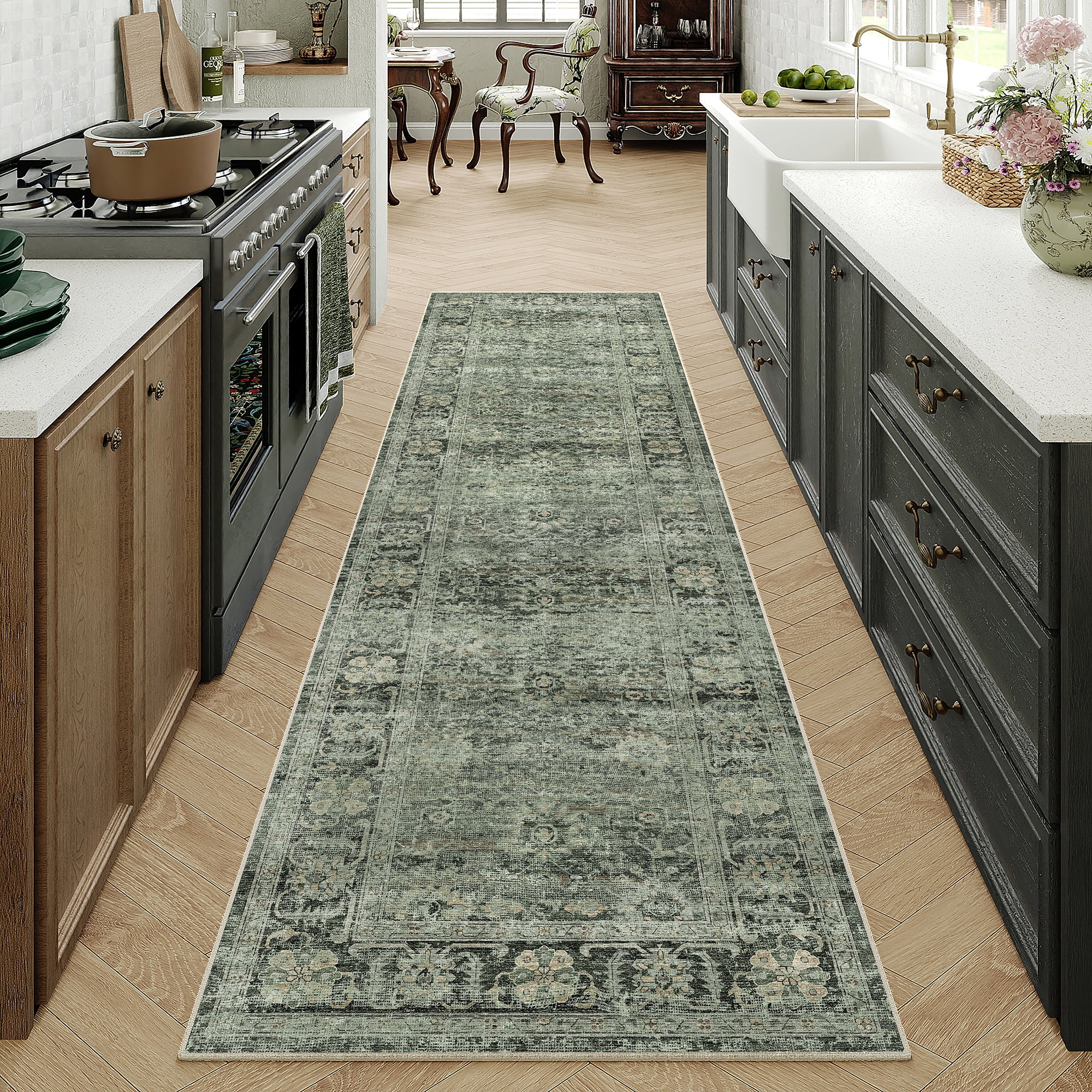 BERTHMEER 2'x8' Runner Rugs for Hallway Entryway Bathroom Bedroom ...