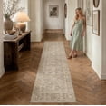 thumbnail image 1 of BERTHMEER 2'x8' Runner Rugs for Hallway Kitchen Entryway Entrance Dorm Laundry Bedroom Living Room Washable Vintage Non-slip Runner Rugs, Brown, 1 of 6