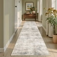 thumbnail image 1 of BERTHMEER 2'x8' Runner Rugs for Hallway Kitchen Entryway Machine Washable Non-slip, Beige, 1 of 5