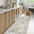 thumbnail image 1 of BERTHMEER 2'x8' Washable Runner Rugs for Hallway Kitchen Entryway Non-slip, Gold Gray, 1 of 4
