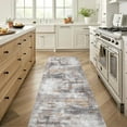 thumbnail image 1 of BERTHMEER 2'x8' Washable Runner Rugs for Hallway Kitchen Entryway Non-slip, Gray Multi, 1 of 3