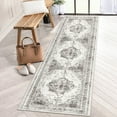 thumbnail image 1 of BERTHMEER 2'x8' Washable Runner Rugs for Hallway Kitchen Entryway Non-slip, Gray, 1 of 7