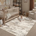 thumbnail image 1 of BERTHMEER 3'x5' Area Rugs Washable Rugs for Kitchen Office Entryway Doorway Office Non-slip,Brown&Yellow, 1 of 6