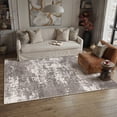 thumbnail image 1 of BERTHMEER 3'x5' Small Area Rugs for Kitchen Entrance Entryway Dorm Living Room Dining Room Bedroom Farmhouse Modern Abstract Contemporary Washable Non Slip Rugs,Coffee Brown, 1 of 6