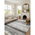 thumbnail image 1 of BERTHMEER 3'x5' Small Area Rugs Washable Gray Rugs for Office Entryway Doorway Non-slip, 1 of 3