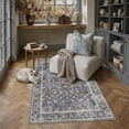 thumbnail image 1 of BERTHMEER 3'x5' Small Area Rugs Washable Rugs for Office Kitchen Entryway Doorway Non-slip, Black, 1 of 6