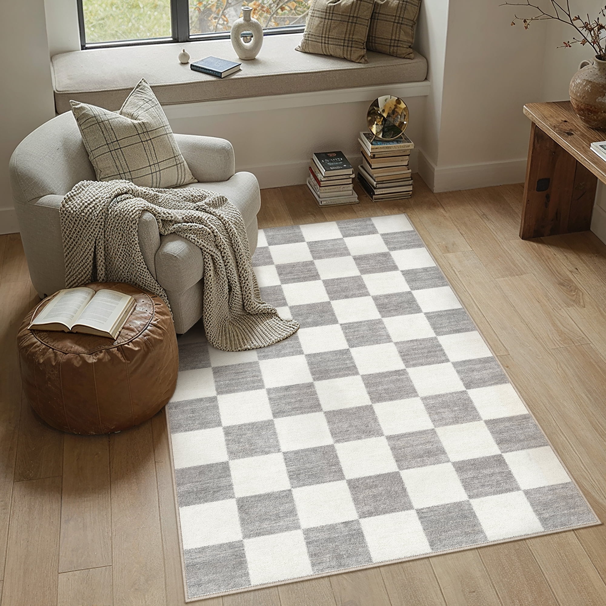BERTHMEER 3'x5' Small Washable Area Rugs for Entryway Kitchen Dorm ...