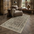 thumbnail image 1 of BERTHMEER 3'x5' Small Washable Golden Brown Area Rugs for Bedroom Entryway Kitchen Office Rugs Non Slip Vintage Traditional Oriental Distressed Throw Rugs, 1 of 9