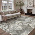 thumbnail image 1 of BERTHMEER 3'x5' Washable Area Rugs for Kitchen Bathroom Living Room Entryway Laundry Indoor Abstract Modern Non-slip Doormat Throw Rugs,Green, 1 of 6