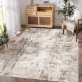 thumbnail image 1 of BERTHMEER 3'x5' Washable Small Area Rugs for Entrance Entryway Doorway Office Laundry Bedroom Non-Slip Distressed Abstract Rugs,Brown&Gray, 1 of 7