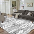 thumbnail image 1 of BERTHMEER 4'x6' Area Rugs Washable Rugs for Kitchen Office Entryway Doorway Office Non-slip,Gray, 1 of 7