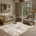 thumbnail image 1 of BERTHMEER 4'x6' Orange Abstract Area Rugs for Office Entryway Washable Rugs Non-slip, 1 of 6