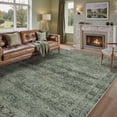 thumbnail image 1 of BERTHMEER 4'x6' Washable Green Vintage Area Rugs for Bathroom Bedroom Entryway Kitchen Rugs Non Slip Vintage Traditional Dorm Office Oriental Rugs, 1 of 6