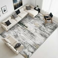 thumbnail image 1 of BERTHMEER 5'x7' Abstract Area Rugs for Living Room Bedroom Dining Room Farmhouse Rugs Non-Slip Machine Washable Indoor Rugs,Black&Gold, 1 of 9
