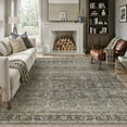 thumbnail image 1 of BERTHMEER 5'x7' Area Rugs for Living Room Bedroom Kitchen Entrance Traditional Rugs Vintage Non Slip Washable Dorm Office Oriental Dining Room Throw Carpets,Mossy, 1 of 6