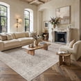 thumbnail image 1 of BERTHMEER 5'x7' Area Rugs for Living Room Bedroom Kitchen Traditional Rugs Non Slip Washable Dorm Office Oriental Dining Room Distressed Throw Rugs Carpets,Beige, 1 of 6