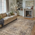 thumbnail image 1 of BERTHMEER 5'x7' Area Rugs for Living Room Rug for Bedroom Kitchen Non Slip Washable Vintage Brown Carpets Oriental Distressed Office Dorm Dining Room Traditional Distressed Throw Rugs, 1 of 6
