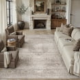 thumbnail image 1 of BERTHMEER 5'x7' Area Rugs for Living Room Rugs for Bedroom Kitchen Non Slip Washable Vintage Beige Carpets Oriental Distressed Office Dorm Dining Room Traditional Throw Rugs, 1 of 10