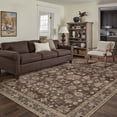 thumbnail image 1 of BERTHMEER 5'x7' Area Rugs for Living Room Vintage Brown Rugs for Bedroom Kitchen Non Slip Washable Carpets Oriental Distressed Home Office Dorm Dining Room Traditional Distressed Throw Rugs, 1 of 7