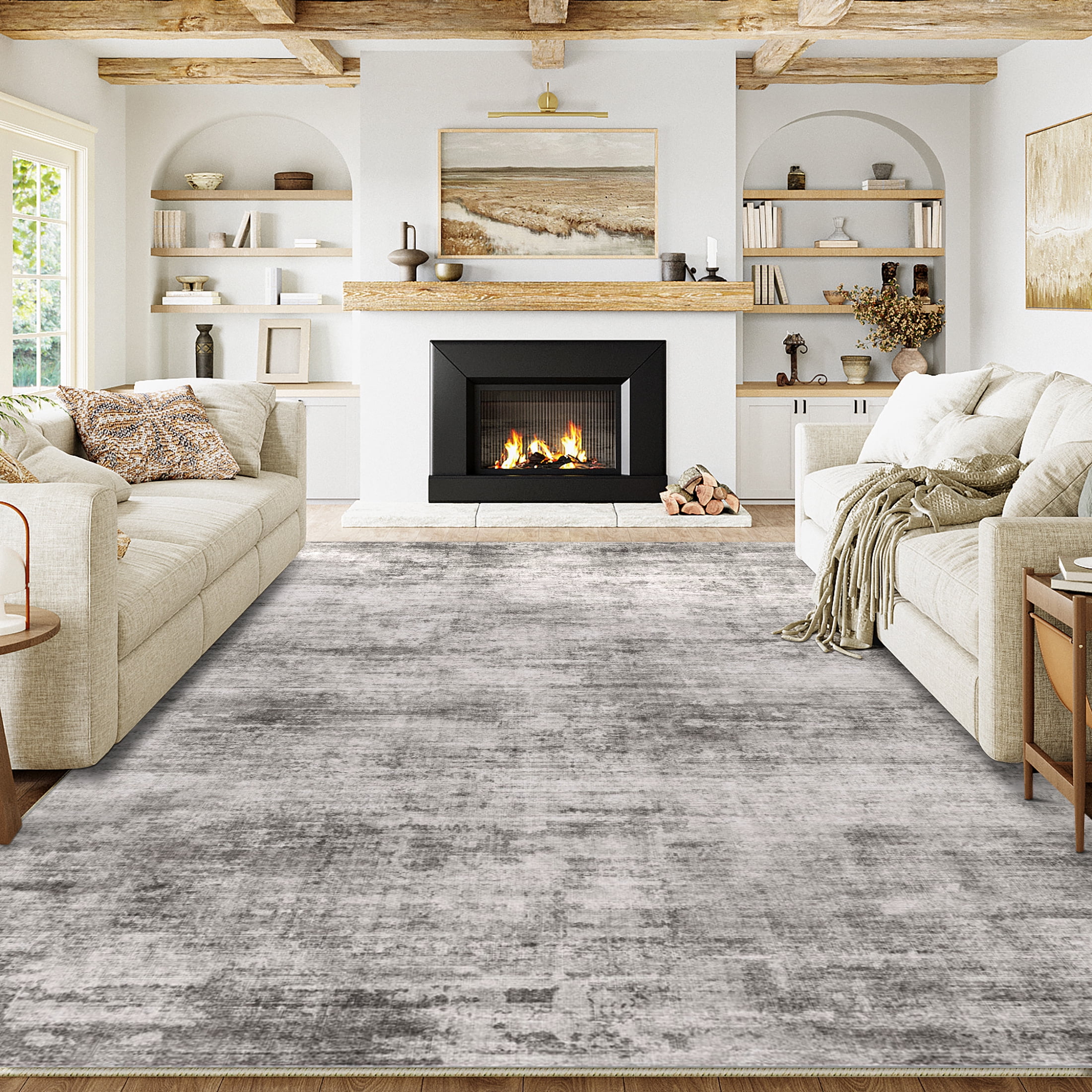 BERTHMEER 5'x7' Area Rugs for Living Room Bedroom Dining Room Farmhouse