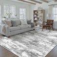 thumbnail image 1 of BERTHMEER 5'x7' Area Rugs for Living Room Bedroom Dining Room Office Farmhouse Abstract Modern Rugs Machine Washable non-slip Rugs,Gray, 1 of 9